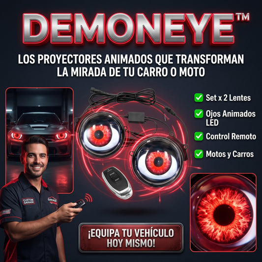 DEMONEYE™ Proyectores LED Animados Ojos de Diablo