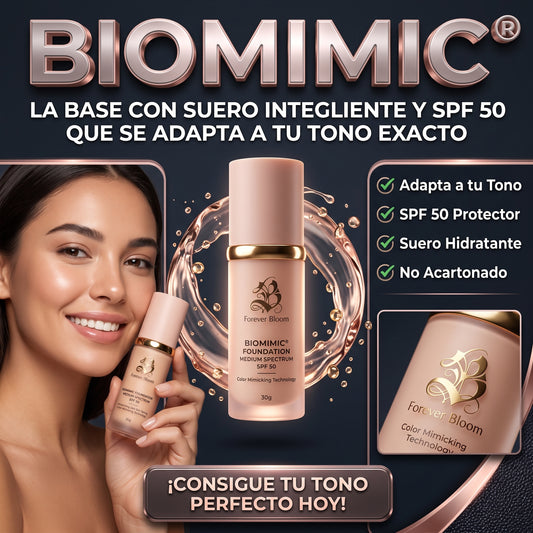 BIOMIMIC® Forever Bloom base de Maquillaje en Suero Mimetizadora de Color Forever