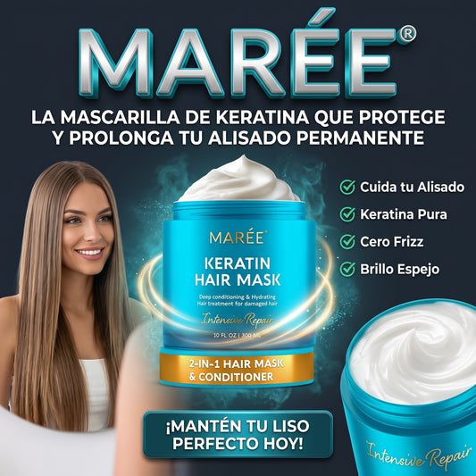 MARÉE® KERATIN HAIR MASK Aliasado y Reparación intensiva
